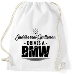 printfashion Just the real Gentleman - BMW - Sportzsák, Tornazsák - Fehér (4452937)