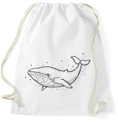 printfashion bálna - Sportzsák, Tornazsák - Fehér (15203393)