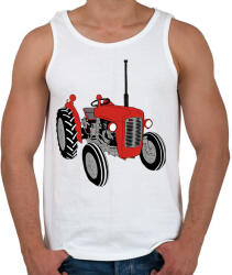 printfashion Traktor - Férfi atléta - Fehér (13117978)