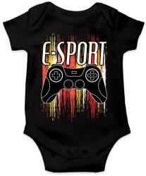 printfashion E-sport - Baba Body - Fekete (6385827)