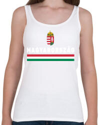 printfashion Magyarország címerrel - Női atléta - Fehér (16187117)