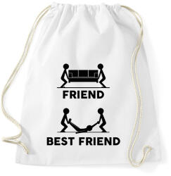printfashion Friend - Best friend - Sportzsák, Tornazsák - Fehér (13493301)