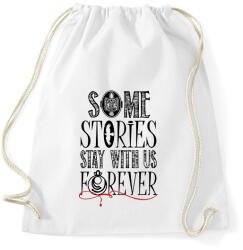 printfashion Vámpír Naplók - Some stories - Sportzsák, Tornazsák - Fehér (1815120)
