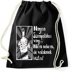 printfashion nagyon szimpatikus vagy. . . w - Sportzsák, Tornazsák - Fekete (15567462)