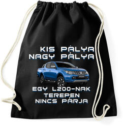printfashion L200-nak nincs párja! - Sportzsák, Tornazsák - Fekete (4672351)