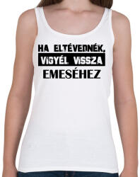 printfashion Eltévedt pároknak - Ha eltévednék - Női atléta - Fehér (6995691)