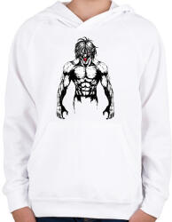 printfashion A. O. T. - Gyerek kapucnis pulóver - Fehér (2275206)