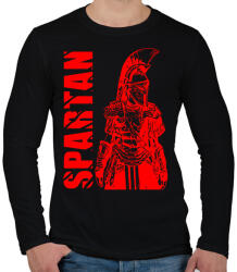 printfashion spartan - Férfi hosszú ujjú póló - Fekete (7600942)