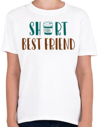 printfashion Short best friend - Gyerek póló - Fehér (13504660)