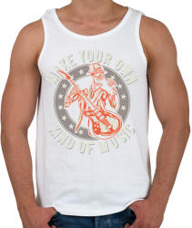 printfashion Zene 02 - Make your own. . . - Férfi atléta - Fehér (4944619)