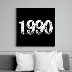 printfashion 1990 - Vászonkép - Fekete (6661786)