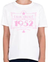 printfashion csillag-1952-pink - Gyerek póló - Fehér (547683)
