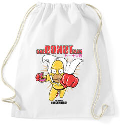 printfashion One Donut Man - Sportzsák, Tornazsák - Fehér (1957577)