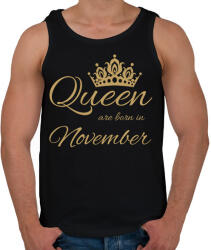 printfashion Queen - Férfi atléta - Fekete (4639886)