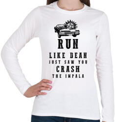 printfashion IMPALA - Női hosszú ujjú póló - Fehér (1509344)