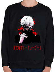 printfashion TOKYO GHOUL - Gyerek pulóver - Fekete (5579009)
