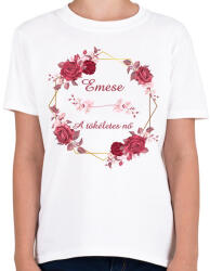 printfashion Emese - Gyerek póló - Fehér (2840400)