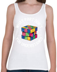 printfashion Rubik kocka - Női atléta - Fehér (12004332)