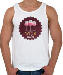 printfashion Wine dealer - Férfi atléta - Fehér (7302342)