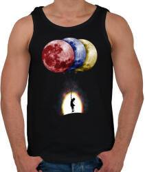 printfashion Álmodozók - Férfi atléta - Fekete (1069522)