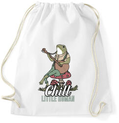 printfashion Chill frog - Sportzsák, Tornazsák - Fehér (10769107)