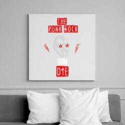 printfashion punk rock - Vászonkép - Fehér (6627272)