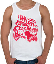 printfashion Kutya - Férfi atléta - Fehér (544488)