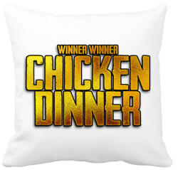 printfashion Winner winner chicken dinner - Párnahuzat, Díszpárnahuzat - Fehér (6537004)