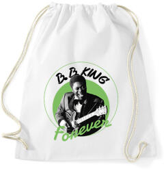 printfashion B. B. King - Sportzsák, Tornazsák - Fehér (7658705)