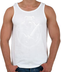 printfashion Viking maci - Férfi atléta - Fehér (14098691)