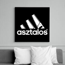 printfashion Asztalos - Vászonkép - Fekete (6646372)