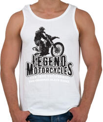 printfashion Legend Motorcycles - Férfi atléta - Fehér (4637127)