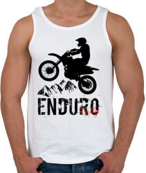 printfashion Enduro - Férfi atléta - Fehér (4252698)