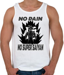 printfashion no pain2 - Férfi atléta - Fehér (12284781)