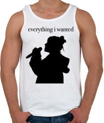 printfashion Everything i wanted - Férfi atléta - Fehér (2509029)