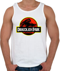 printfashion Dracolich Park - Férfi atléta - Fehér (5004189)