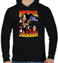 printfashion Michael Jackson - Férfi kapucnis pulóver - Fekete (14163297)