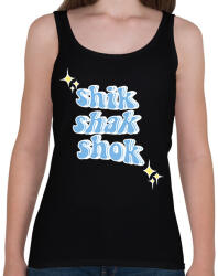 printfashion Shik Shak Shok - Női atléta - Fekete (16647005)