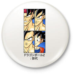 printfashion Dragon ball - Kitűző, hűtőmágnes - Fehér (16013169)
