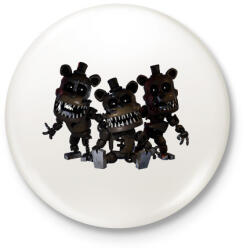 printfashion Fnaf - Kitűző, hűtőmágnes - Fehér (13891047)
