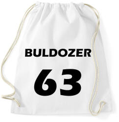 printfashion BULDOZER 63 Fekete - Sportzsák, Tornazsák - Fehér (15821325)
