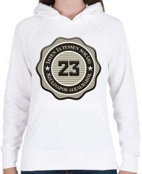 printfashion 23 - Női kapucnis pulóver - Fehér (7233765)