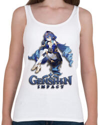 printfashion Genshin Impact - Női atléta - Fehér (16623520)