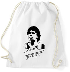 printfashion Diego aláírással - Sportzsák, Tornazsák - Fehér (14564322)