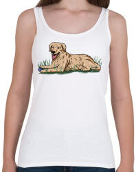 printfashion Labrador - Női atléta - Fehér (13496783)