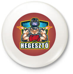 printfashion Hegesztős minta - Kitűző, hűtőmágnes - Fehér (6394173)