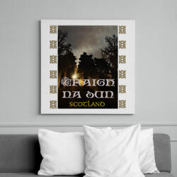 printfashion Craigh na dun - Vászonkép - Fehér (6630292)