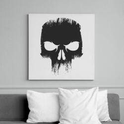 printfashion Koponya - Vászonkép - Fehér (6637099)