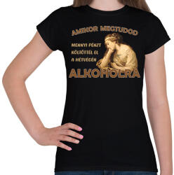printfashion Amikor megtudod. . . - Női póló - Fekete (7065498)