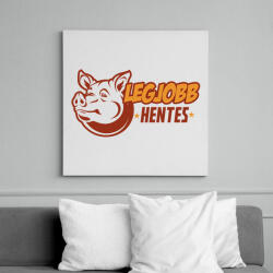 printfashion Best Hentes - Vászonkép - Fehér (6629806)